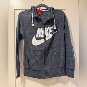Nike Grey Hoodie with White Logo